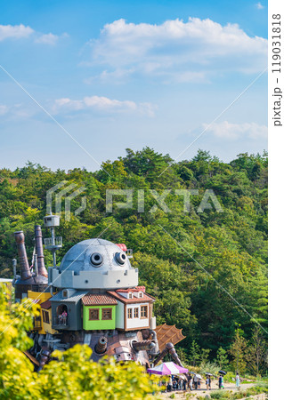 愛・地球博記念公園、「魔女の谷のみえる展望台」からの風景〈愛知県長久手市〉 愛・地球博記念公園、「魔女の谷のみえる展望台」からの風景〈愛知県長久手市〉 119031818
