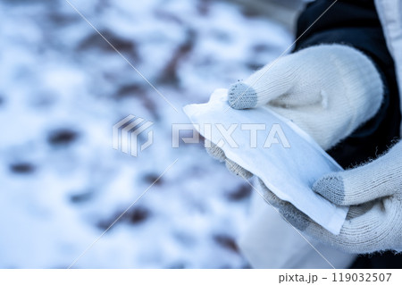 寒い冬のイメージ　 119032507