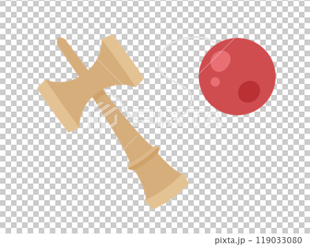 Kendama illustration 119033080