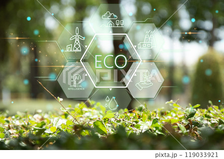 Sustainable development and business operations based on renewable energy, eco concepts, green industries using renewable energy can limit global warming. Sustainable development and business operations based on renewable energy, eco concepts, green industries using renewable energy can limit global warming. 119033921