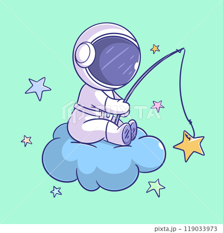 Astronauts are in the clouds fishing Astronauts are in the clouds fishing 119033973