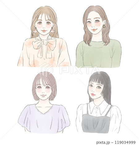パーソナルカラー女性セット パーソナルカラー女性セット 119034999