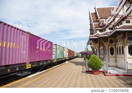 THAILAND PRACHUAP HUA HIN RAILWAY STATION 119035688