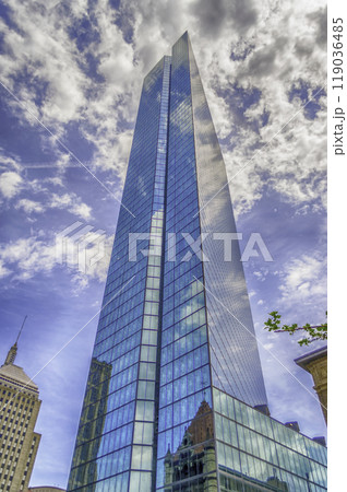 John Hancock building in Copley square, Boston, USA 119036485