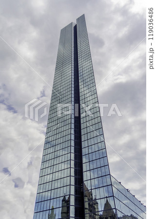 John Hancock building in Copley square, Boston, USA 119036486