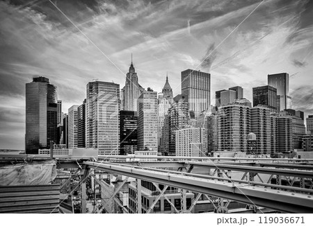 Manhattan Skyline, New York, USA 119036671
