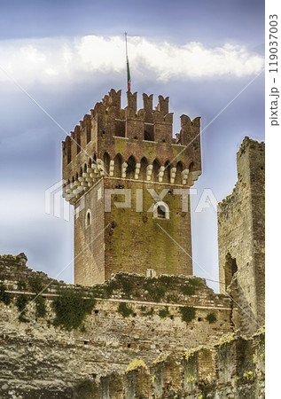 Scaliger Castle in Lazise, Lake Garda, Italy 119037003