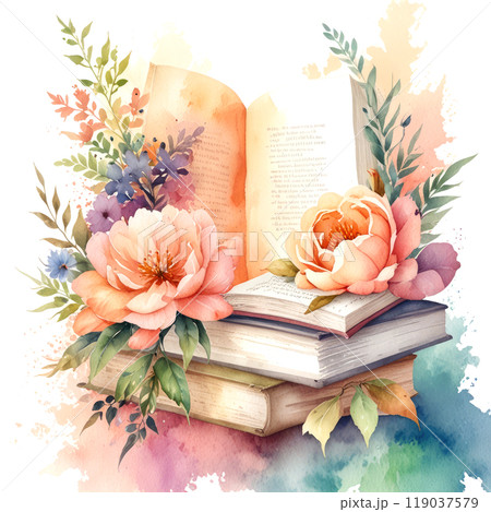 Colorful delicate floral background. 119037579