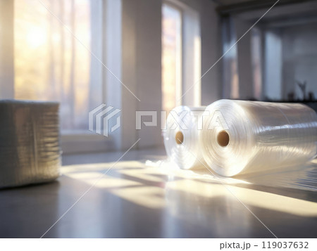 Polyethylene plastic bag production machine. Polyethylene plastic bag production machine. 119037632