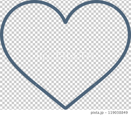 Heart icon designed with line drawing 119038849