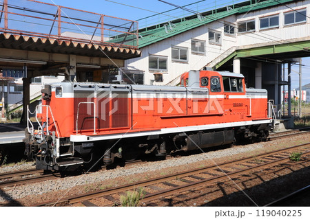 ディーゼル機関車　DE15　函館本線　深川駅　北海道 119040225
