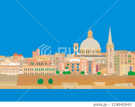 マルタ共和国　malta　バレッタ　valletta　イルベルト　il-belt　 119040843