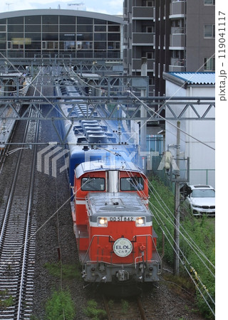 上越線を走行するDD51‐842号機牽引のDLぐんまfin6_2024/10/5撮影 119041117