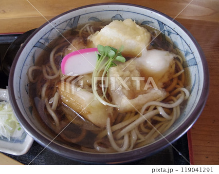 会津田島 蕎麦みやもり 揚げ餅そば 会津田島 蕎麦みやもり 揚げ餅そば 119041291