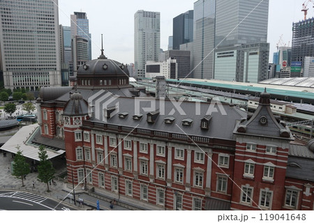 KITTEガーデンから眺める東京駅丸の内の風景 KITTEガーデンから眺める東京駅丸の内の風景 119041648