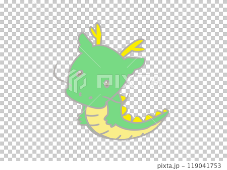 可愛い龍のイラスト 119041753