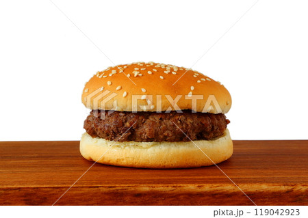 シンプルなハンバーガー シンプルなハンバーガー 119042923