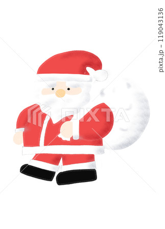 プレゼントを持ったサンタさん プレゼントを持ったサンタさん 119043136
