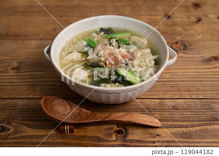 ハト麦の和風スープ ハト麦の和風スープ 119044182