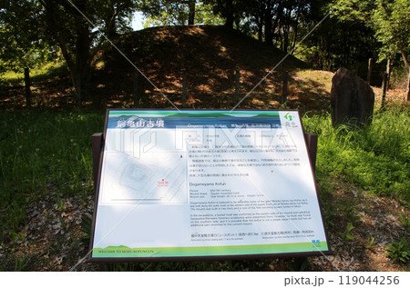 百舌鳥古墳群の中の国の史跡に指定されている銅亀山古墳 119044256