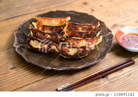 キムチ入り焼餃子 119045182