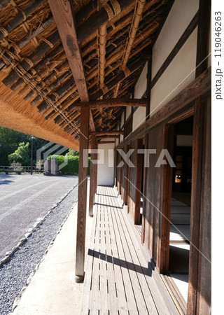 相模川自然の村公園に移築された古民家　旧青柳寺庫裡 119046263