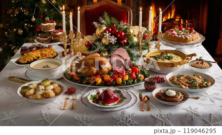 クリスマスディナーバイキング 119046295