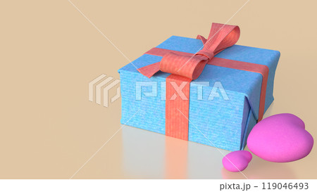 The Gift box for celebrate or holiday concept 3d rendering. 119046493