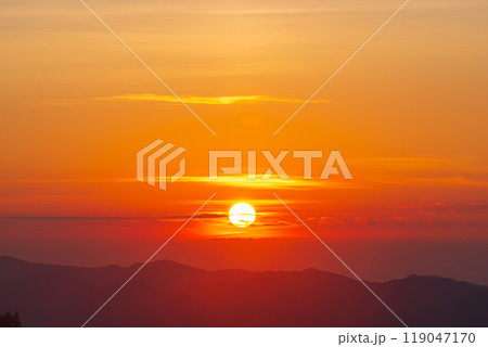 赤城山・鳥居峠からの夜明け 赤城山・鳥居峠からの夜明け 119047170