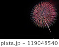 秋の空を彩る花火 119048540