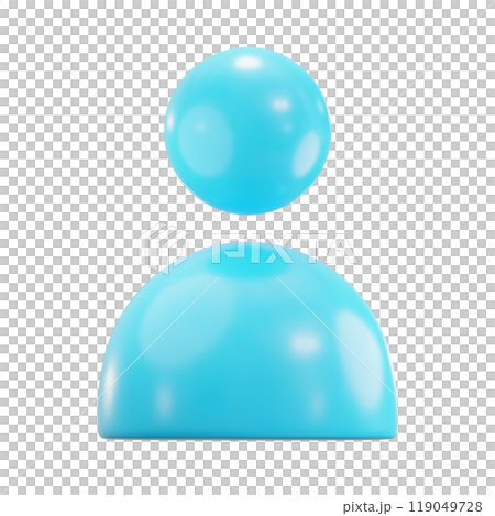 User Account 3D Illustration User Account 3D Illustration 119049728
