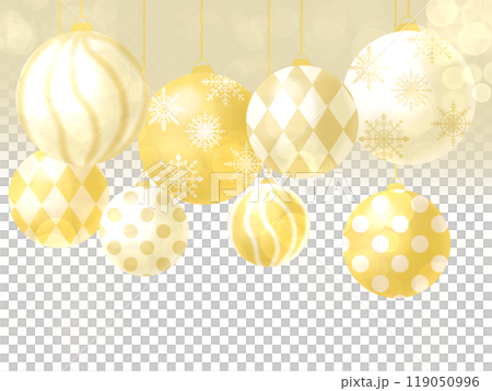 クリスマスオーナメントのイラスト クリスマスオーナメントのイラスト 119050996