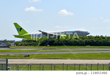 JINエアーB777-200十余三アプローチ JINエアーB777-200十余三アプローチ 119051460