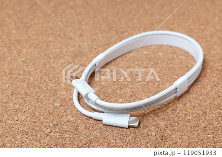 ケーブル,USBケーブル,USB,充電、給電、電源、OA機器,デジタル,パソコン,ビジネス, 接続 119051933