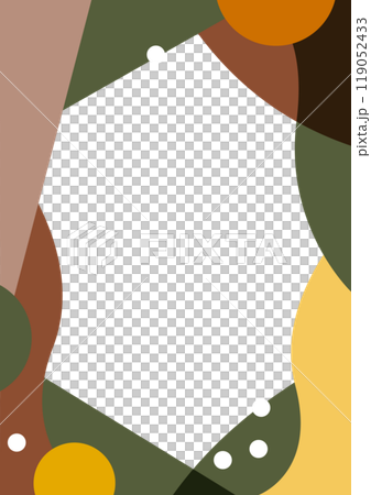 Japanese modern frame background material-Autumn cafe Japanese modern frame background material-Autumn cafe 119052433