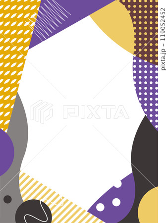 和モダンなフレーム背景素材-ハロウィン 119052452