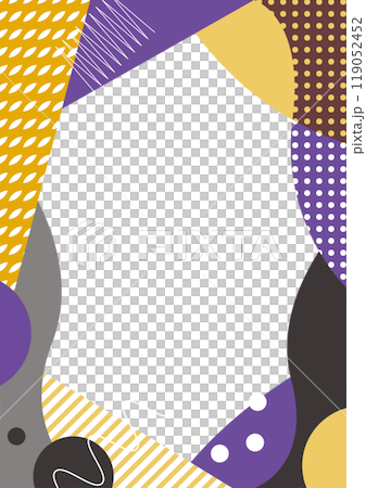 和モダンなフレーム背景素材-ハロウィン 119052452