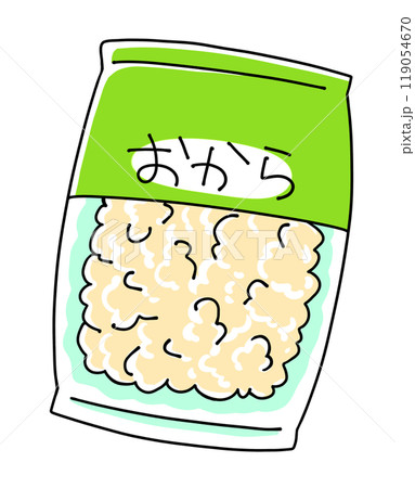 ゆるめシンプルおから　ベタ塗り 119054670