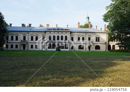 New castle in Zywiec city in Poland 119054758