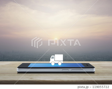 Business transportation online service concept Business transportation online service concept 119055722