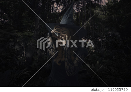 Halloween mystery concept 119055739