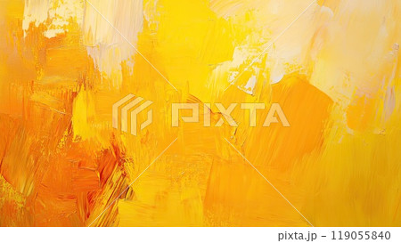 秋色の油絵背景_7 119055840