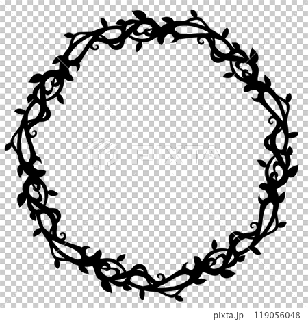 エレガントな植物見出しフレーム エレガントな植物見出しフレーム 119056048