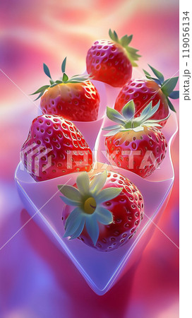 いちご　背景　おいしい 119056134