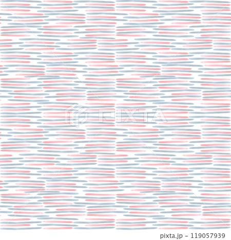 Hand drawn watercolor blue and pink stripes seamless pattern isolated on white background. Can be used for textile, fabric, scrapbook and other printed products. Hand drawn watercolor blue and pink stripes seamless pattern isolated on white background. Can be used for textile, fabric, scrapbook and other printed products. 119057939