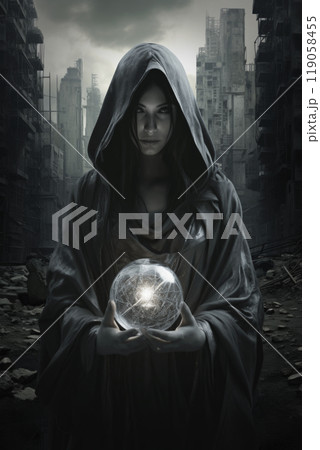 Halloween mystery concept, Generative AI 119058455