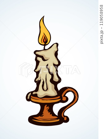 Candle. Vector drawing Candle. Vector drawing 119058958