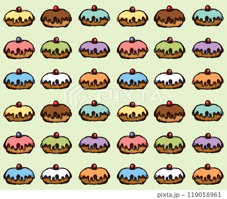 Donut. Vector drawing 119058961