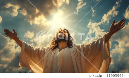 Jesus Christ with open arms Jesus Christ with open arms 119059434