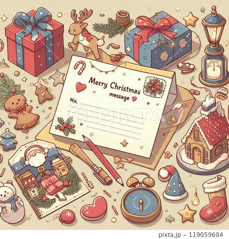 クリスマスカード クリスマスカード 119059684